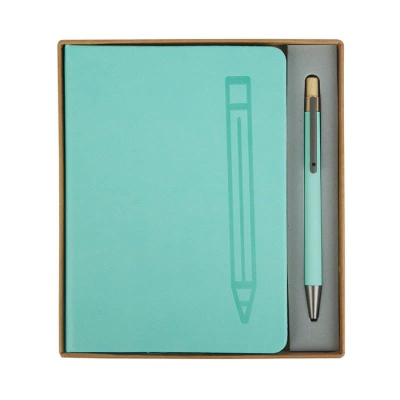 Custom Manhattan II Gift Set w/ Magnetic Journal & Recycled Pen - 1
