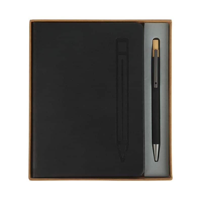 Custom Manhattan II Gift Set w/ Magnetic Journal & Recycled Pen - 2