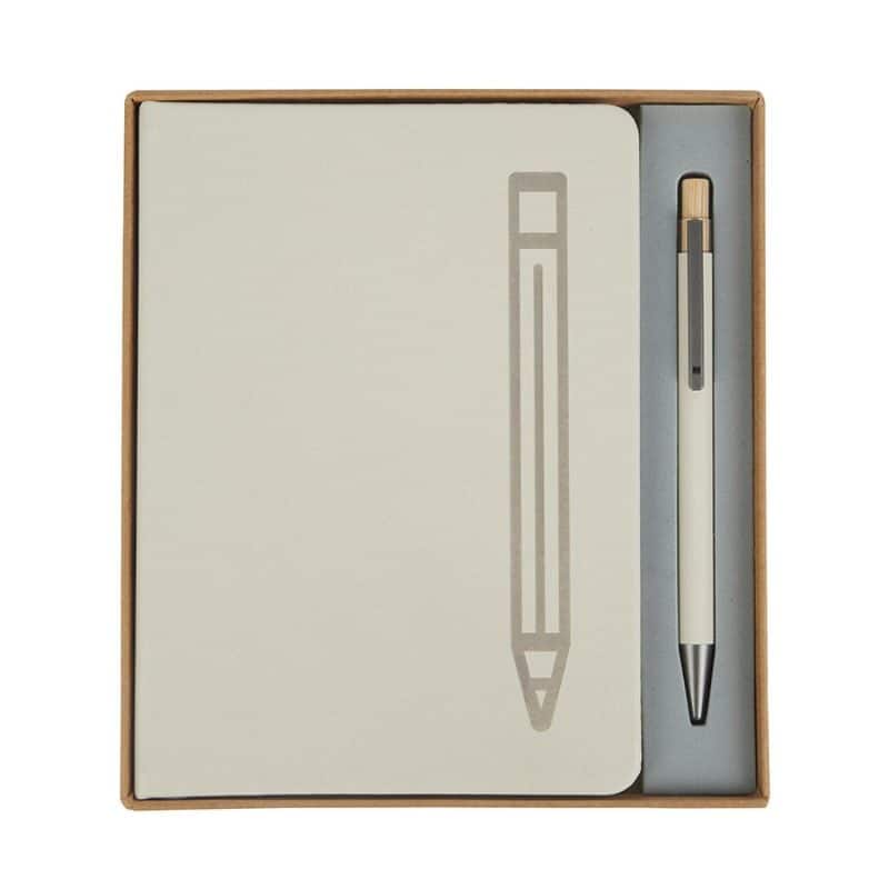 Custom Manhattan II Gift Set w/ Magnetic Journal & Recycled Pen - 3