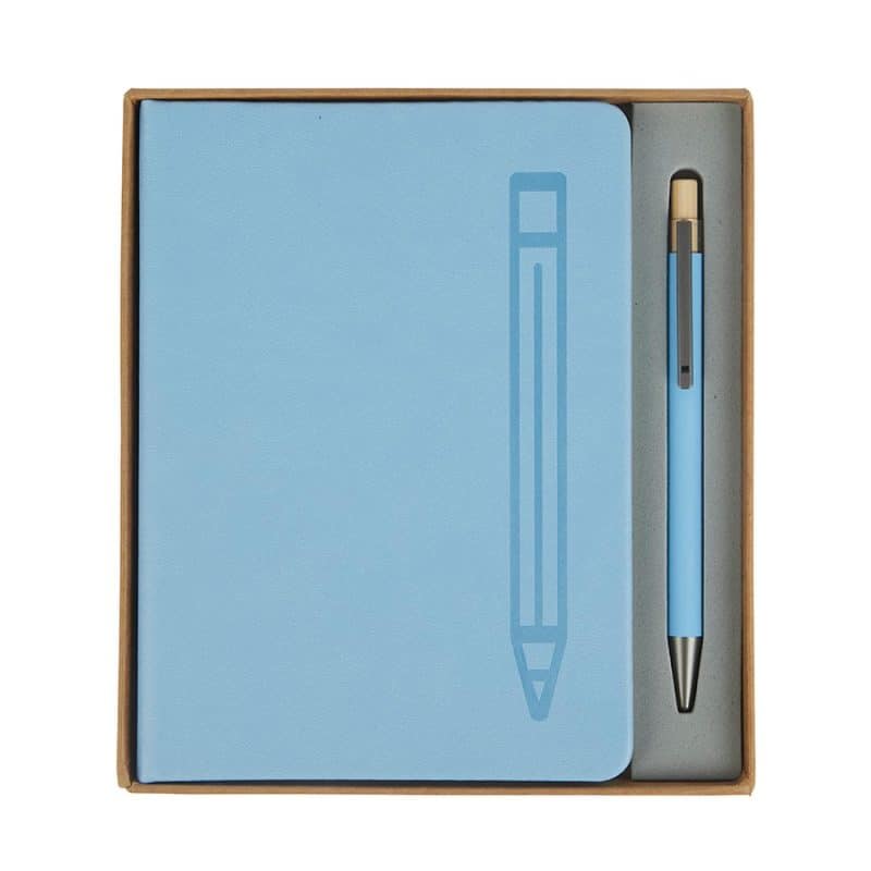 Custom Manhattan II Gift Set w/ Magnetic Journal & Recycled Pen - 4