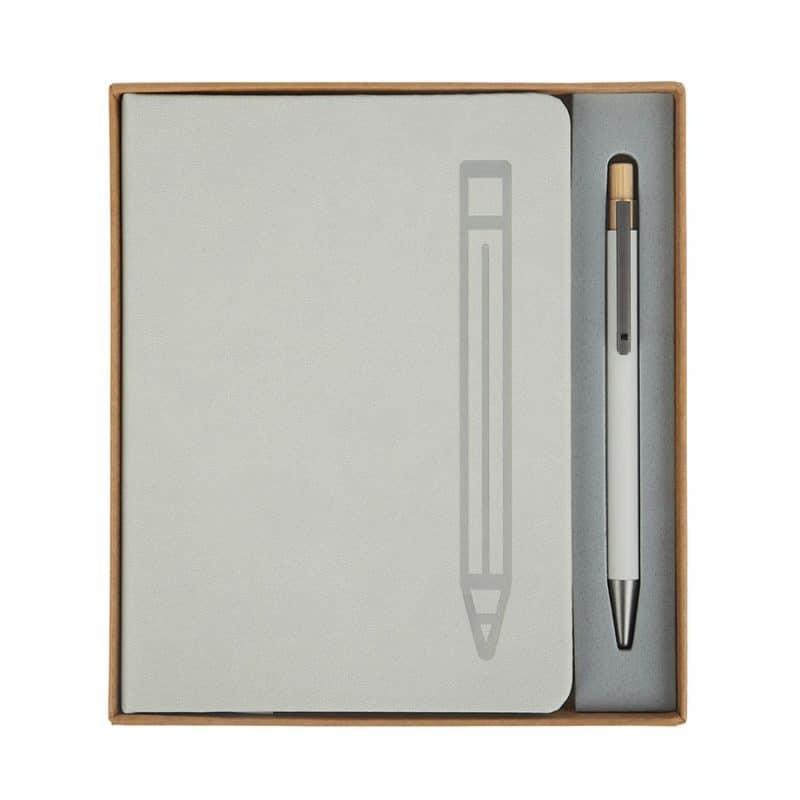 Custom Manhattan II Gift Set w/ Magnetic Journal & Recycled Pen - 5