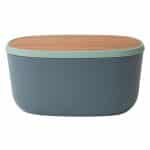 Custom BergHoff Leo 12.5" Bamboo Bread Box With Cutting Board
