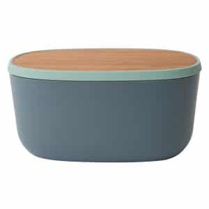Custom BergHoff Leo 12.5" Bamboo Bread Box With Cutting Board