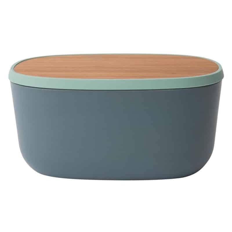 Custom BergHoff Leo 12.5" Bamboo Bread Box With Cutting Board