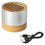 Custom EcoSound Bamboo/Recycled Aluminum Wireless Speaker