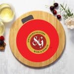 Custom Holiday Ornament Cutting and Serving Board - 2