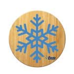 Custom Holiday Snowflake Cutting and Serving Board