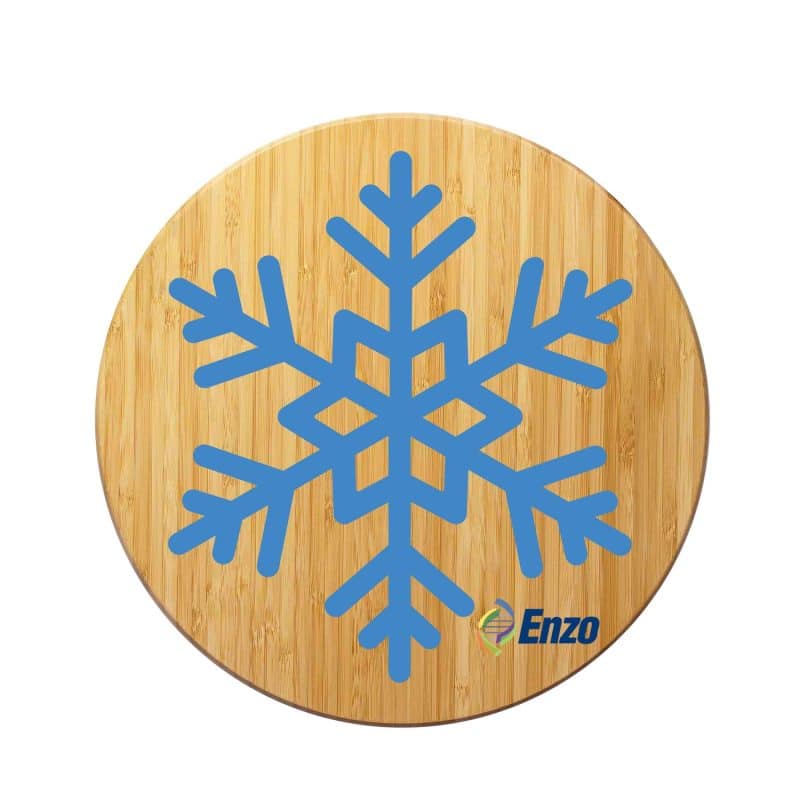 Custom Holiday Snowflake Cutting and Serving Board