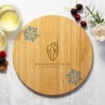 Custom Winter Charm Cutting and Serving Board - 2
