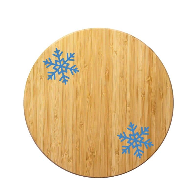 Custom Winter Wonderland Cutting and Serving Board - 1