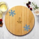 Custom Winter Wonderland Cutting and Serving Board - 2