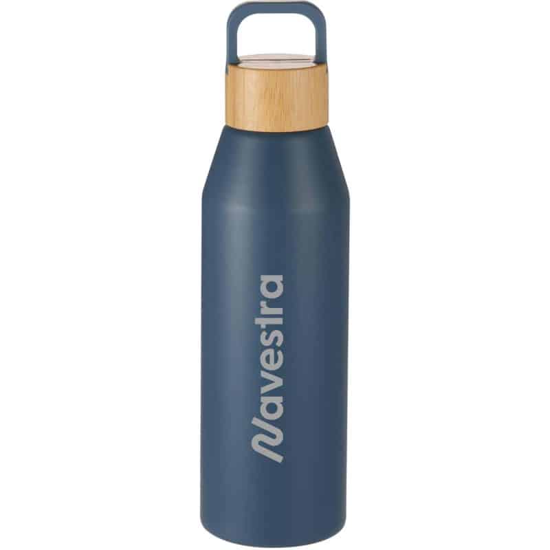 Custom Aspen 24 oz Recycled Bottle with FSC® Bamboo Lid - 4