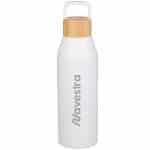 Custom Aspen 24 oz Recycled Bottle with FSC® Bamboo Lid - 7