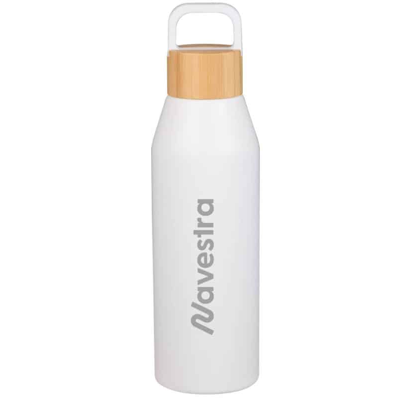 Custom Aspen 24 oz Recycled Bottle with FSC® Bamboo Lid - 7