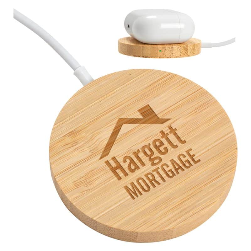 Custom Magport Bamboo 15W Wireless Charger