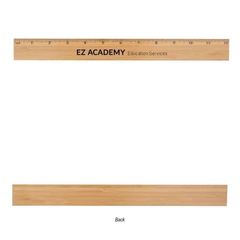 Custom 12" Bamboo Ruler - 1