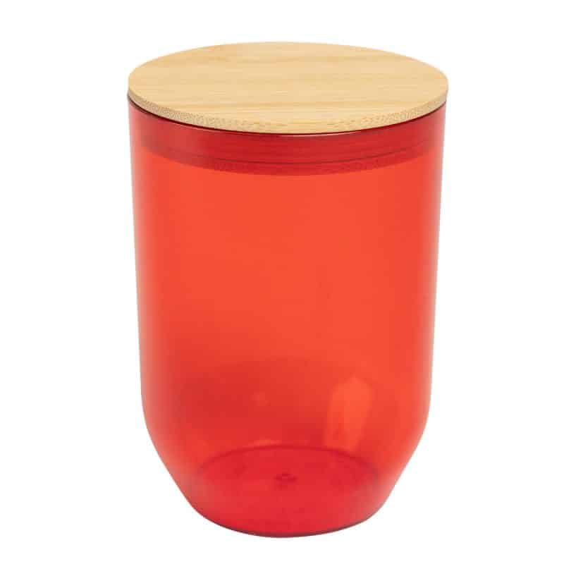 Custom 12 Oz. Montrose Rpet Wine Tumbler With Bamboo Lid - 1