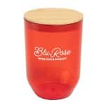 Custom 12 Oz. Montrose Rpet Wine Tumbler With Bamboo Lid - 2