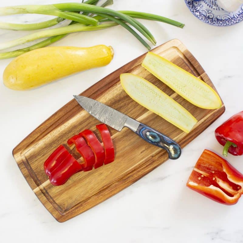 Custom 14" Acacia Cutting Board (SALMON-FALLS) - 3