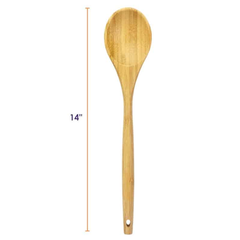Custom 14" Premium Bamboo Spoon (STANDHOPE) - 3