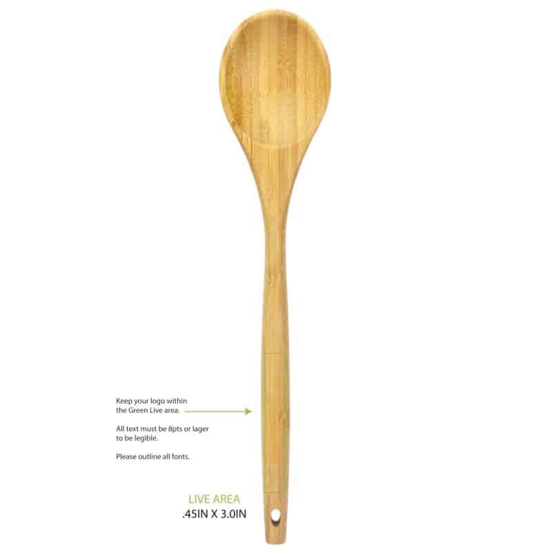 Custom 14" Premium Bamboo Spoon (STANDHOPE) - 4
