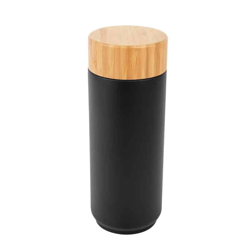 Custom 16 Oz. Full Color Stainless Steel Lexington Bottle With Bamboo Lid - 1