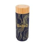 Custom 16 Oz. Full Color Stainless Steel Lexington Bottle With Bamboo Lid - 3