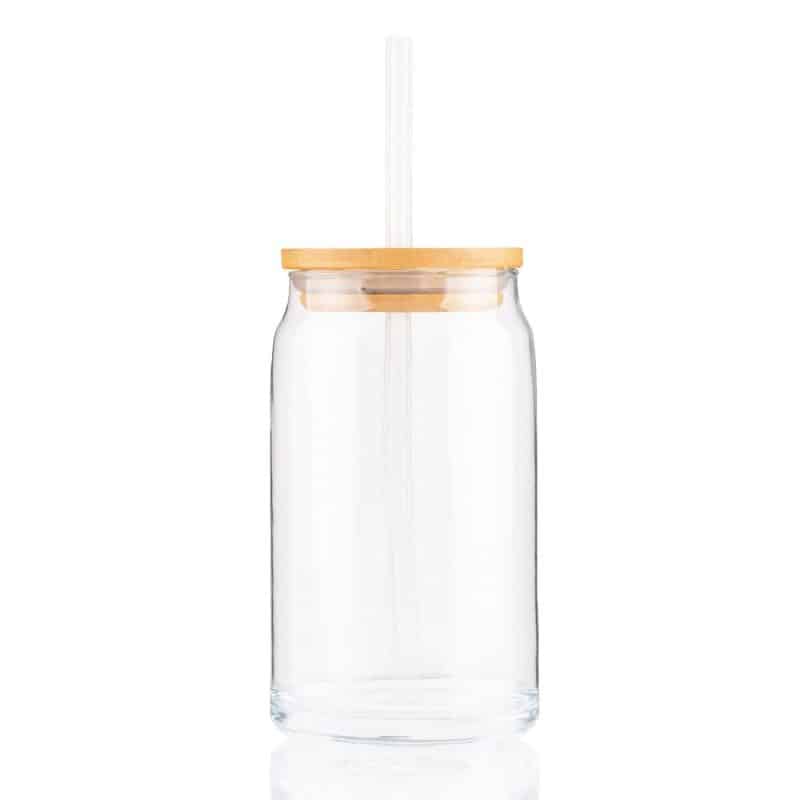 Custom 16 oz Bamboo Arcoroc Glass - 1