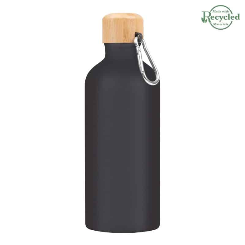 Custom 20 Oz. Aluminum Tundra Bike Bottle With Bamboo Lid - 1