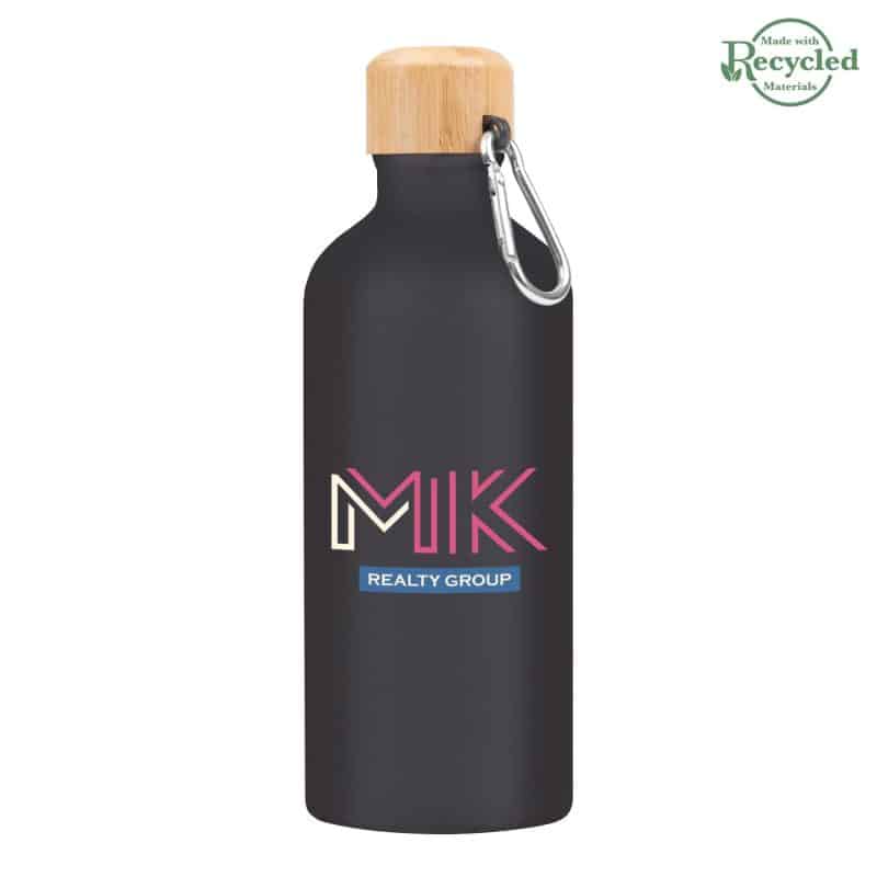 Custom 20 Oz. Aluminum Tundra Bike Bottle With Bamboo Lid - 2