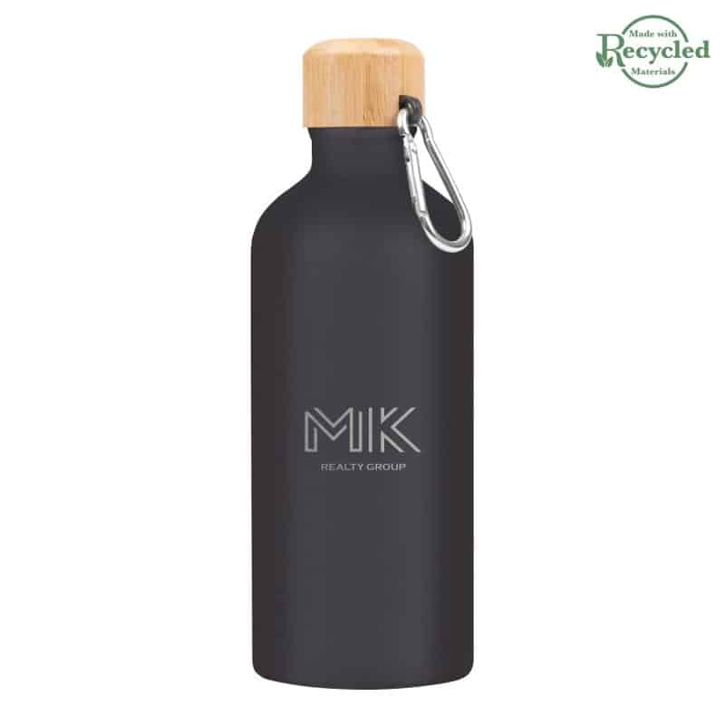 Custom 20 Oz. Aluminum Tundra Bike Bottle With Bamboo Lid - 3