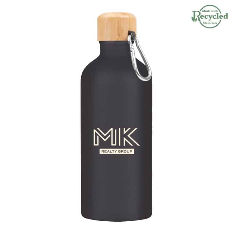 Custom 20 Oz. Aluminum Tundra Bike Bottle With Bamboo Lid - 4