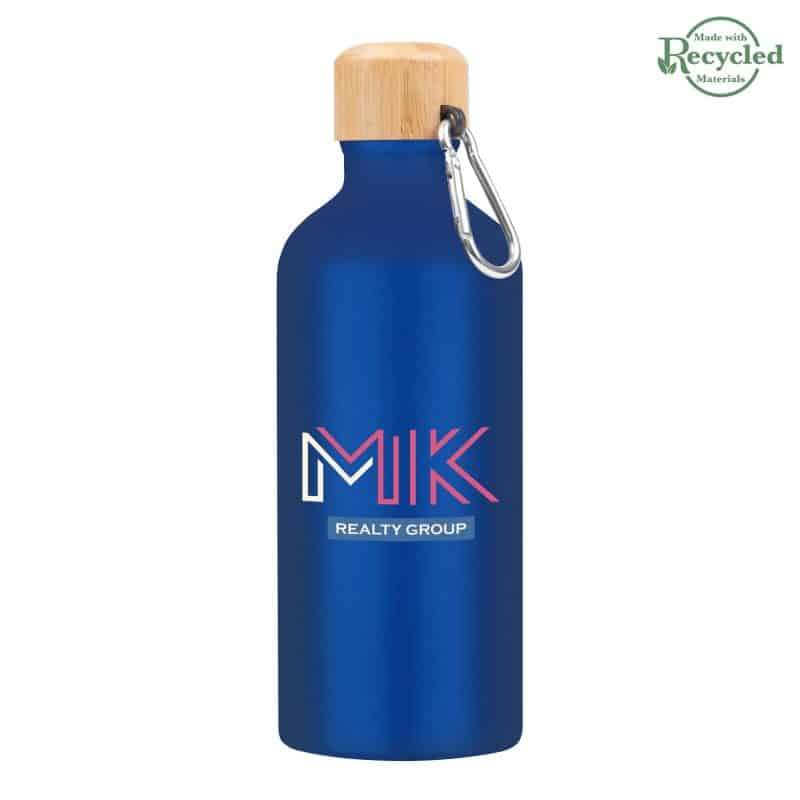 Custom 20 Oz. Aluminum Tundra Bike Bottle With Bamboo Lid - 6