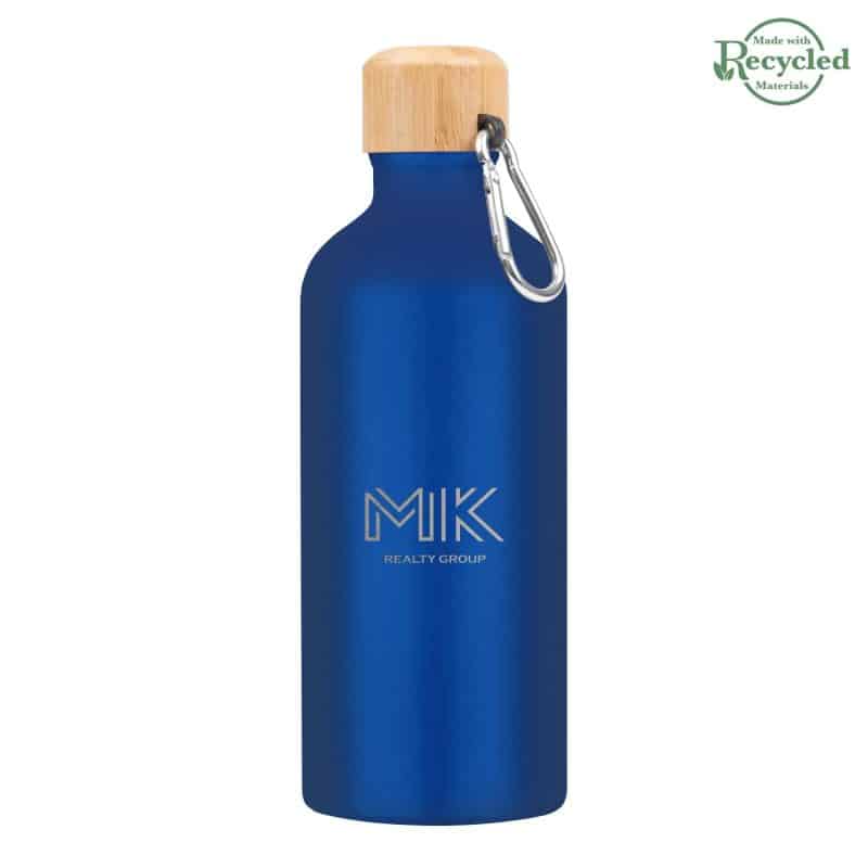 Custom 20 Oz. Aluminum Tundra Bike Bottle With Bamboo Lid - 7