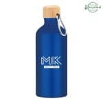 Custom 20 Oz. Aluminum Tundra Bike Bottle With Bamboo Lid - 8