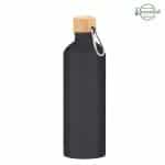Custom 25 Oz. Aluminum Tundra Bike Bottle With Bamboo Lid - 1