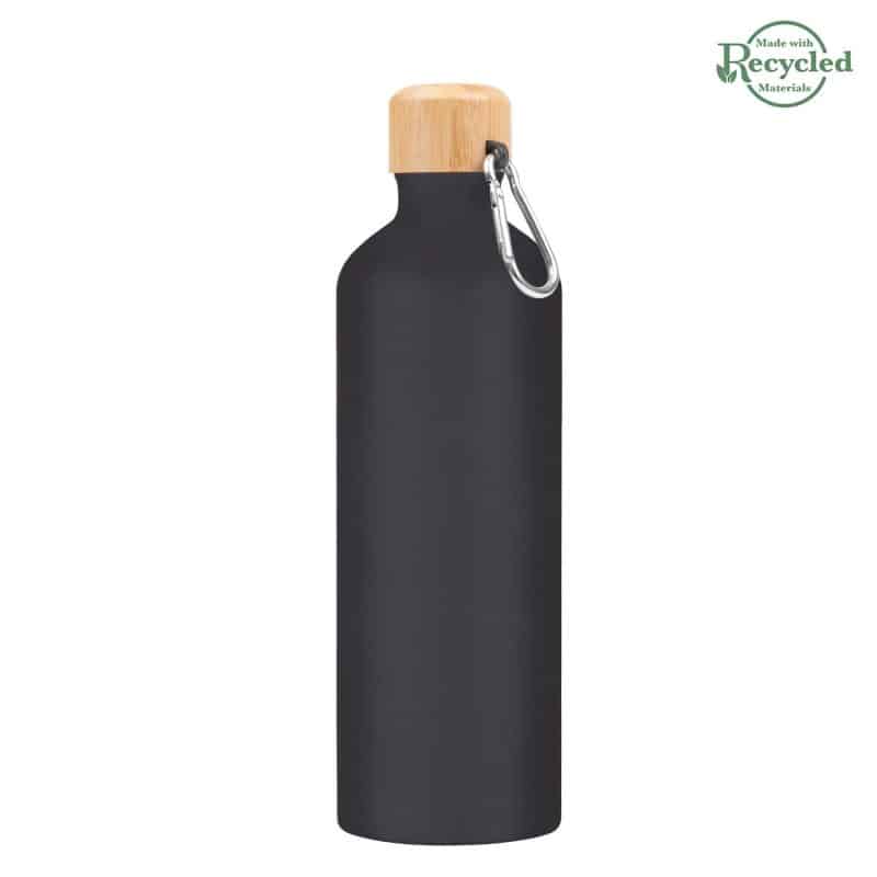 Custom 25 Oz. Aluminum Tundra Bike Bottle With Bamboo Lid - 1
