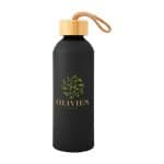 Custom 25 Oz. Blaire Recycled Aluminum Bottle With Bamboo Lid - 3