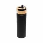 Custom 27 Oz. Ellis Recycled Aluminum Bottle With Bamboo Lid - 2