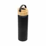 Custom 27 Oz. Ellis Recycled Aluminum Bottle With Bamboo Lid - 4