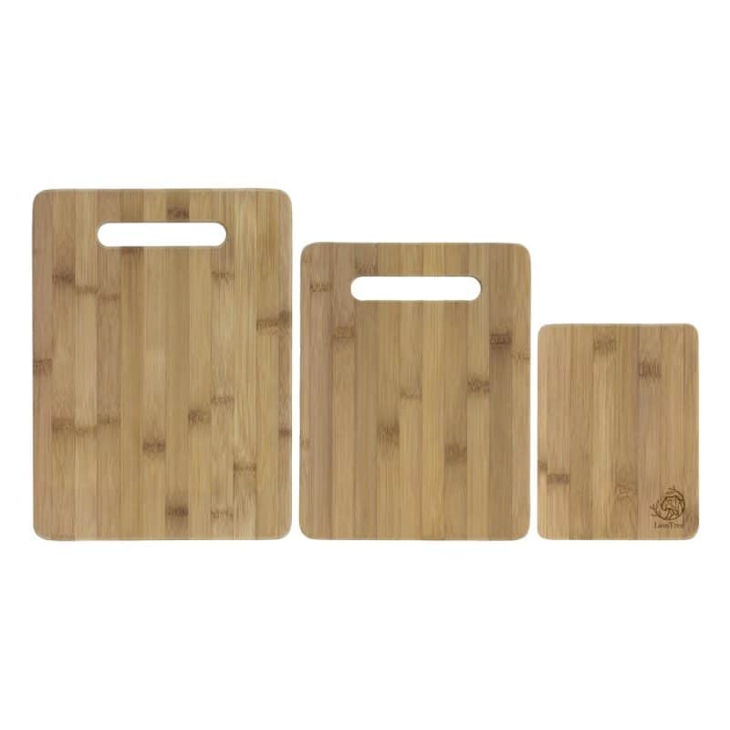 Custom 3-Piece Bamboo Cutting Board Set (13" x 9½"