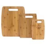 Custom 3-Piece Bamboo Cutting Board Set (15" x 12"