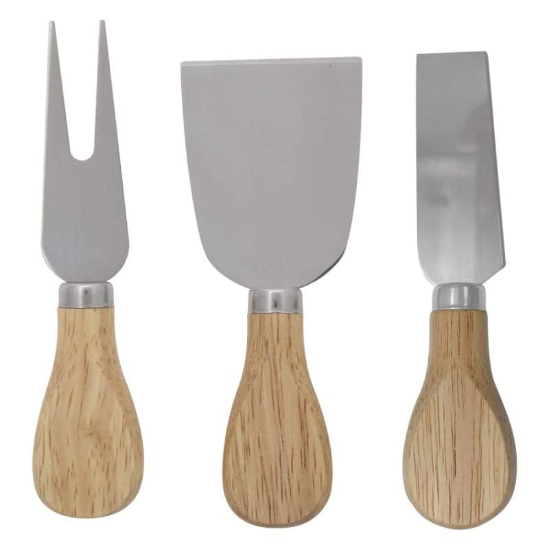 Custom 3-piece Bamboo Cheese Server Kit - 1