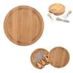 Custom 3-piece Bamboo Cheese Server Kit - 6