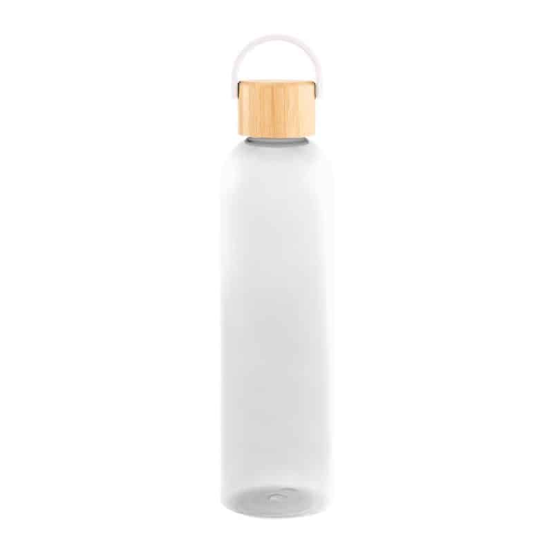 Custom 32 Oz. Jeffrey Rpet Bottle With Bamboo Lid And Easy Carry Handle - 1