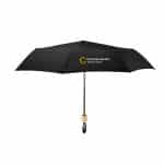 Custom 41" Arc Umbrella With 100% Rpet Canopy & Bamboo Handle - 2