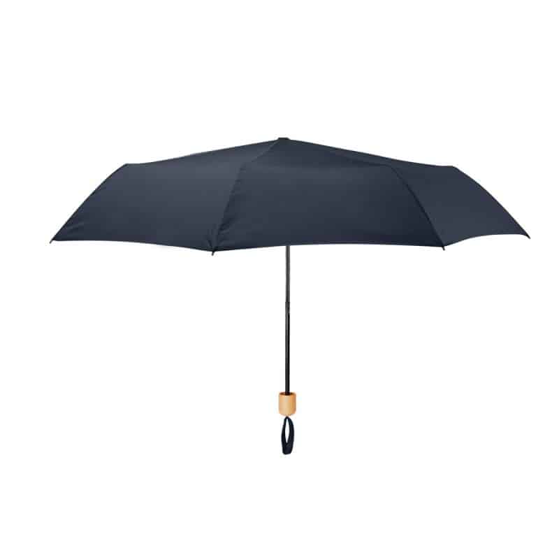 Custom 41" Arc Umbrella With 100% Rpet Canopy & Bamboo Handle - 4