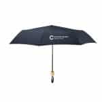 Custom 41" Arc Umbrella With 100% Rpet Canopy & Bamboo Handle - 5