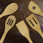 Custom 5 Piece Bamboo Utensil Set - 1