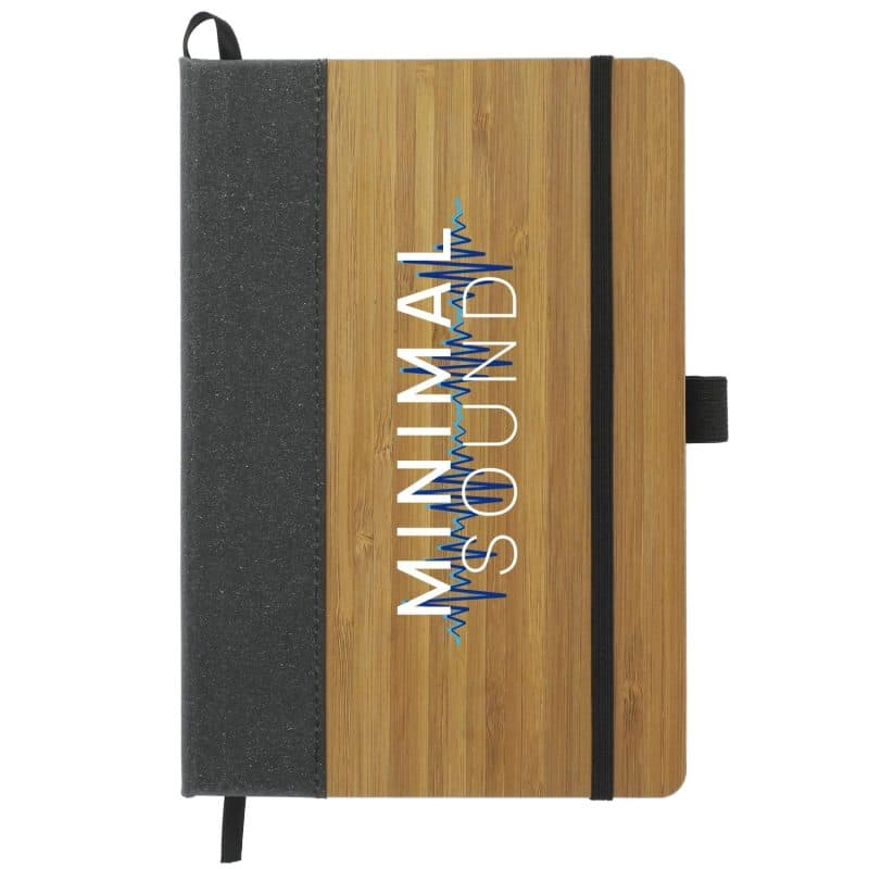 Custom 5.5'' x 8.5'' FSC® Mix Bamboo Bound Journal - 5